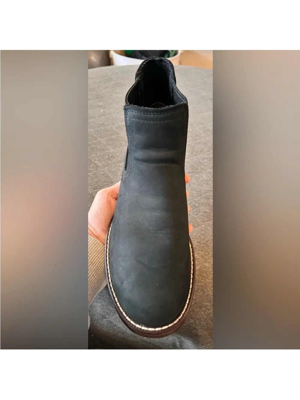 ARIAT Sz 9 Booker Ultra Round Toe Black Suede Chelsea Boots Worn 1x Orig $189
